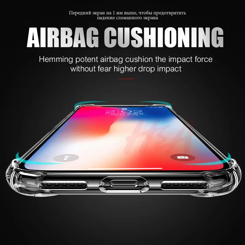 Soft Silicone Soft TPU Anti-knock protective Phone Cover Case 2018 Luxury Transparent Cases For iPhoen X 8 7 Plus 6 6s Plus 5 5s
Soft Silicone Soft TPU Anti-knock protective Phone Cover Case 2018 Luxury Transparent Cases For iPhoen X 8 7 Plus 6 6s Plus 5 5s
