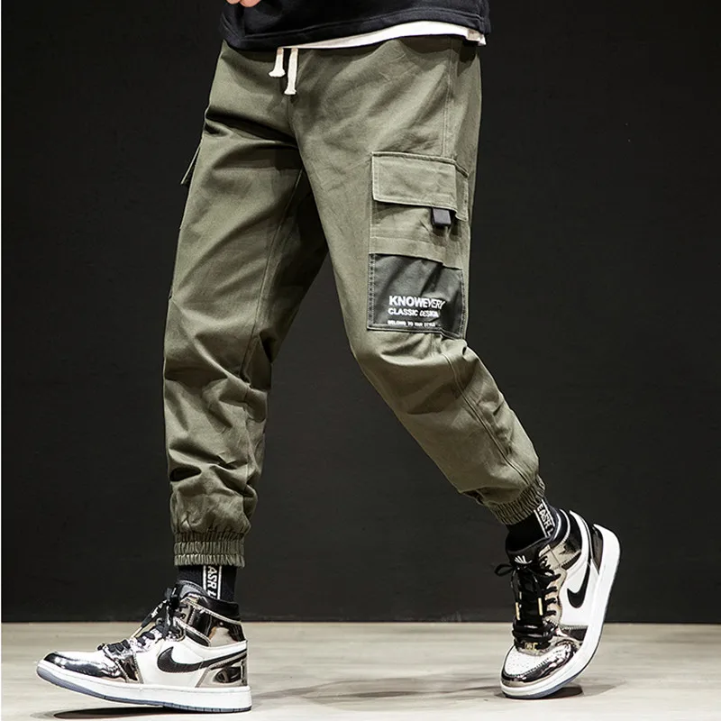 EL BARCO 2019 Spring Men Cargo Pants Cotton Black Army-Green Hip Pop Streetwear Fashion Harem Pencil Pants Male Trousers Joggers
EL BARCO 2019 Spring Men Cargo Pants Cotton Black Army-Green Hip Pop Streetwear Fashion Harem Pencil Pants Male Trousers Joggers