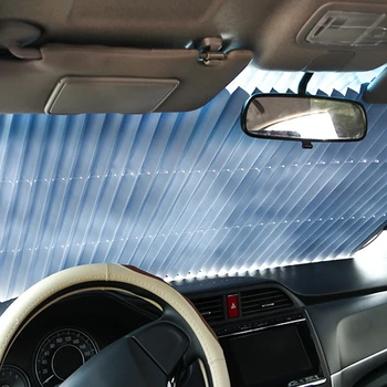 1pc Car Front Sunshade Aluminum Foil Retractable Double Box Automatic Windowshield Protector Anti Sun UV Curtain For Auto Car
1pc Car Front Sunshade Aluminum Foil Retractable Double Box Automatic Windowshield Protector Anti Sun UV Curtain For Auto Car