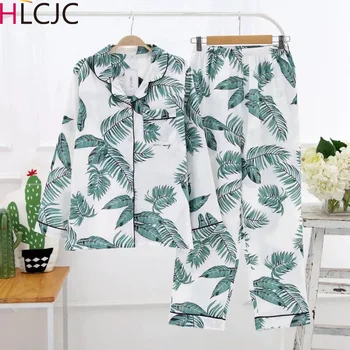 Fresh Leaf Pyjamas Women 100% Gauze Cotton Long Sleeve Trousers Korea Pajamas Homewear Women Sleepwear Lady Leisure Pajamas
Fresh Leaf Pyjamas Women 100% Gauze Cotton Long Sleeve Trousers Korea Pajamas Homewear Women Sleepwear Lady Leisure Pajamas