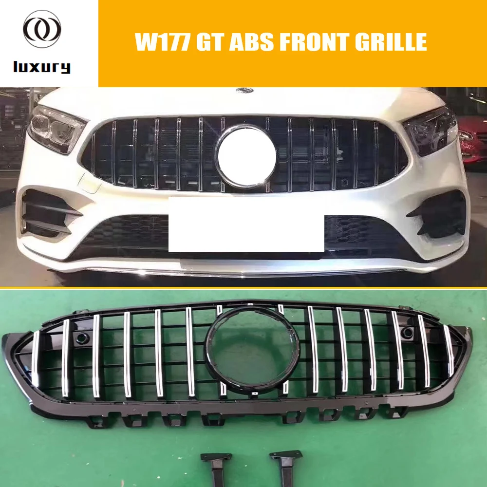 Передняя решетка ABS GT для Mercedes Benz W177 A-CLASS A180 A200 A260 A45 2018 2019 без логотипа Star
Передняя решетка ABS GT для Mercedes Benz W177 A-CLASS A180 A200 A260 A45 2018 2019 без логотипа Star