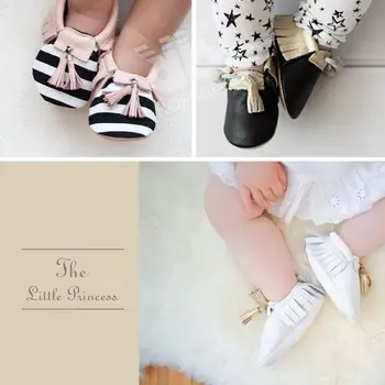 

Baby Shoes Multicolor Toddler Girls Boys Crib Shoes First Walkers 2018 New Newborn Tassel Soft Soled Prewalker Sneakers 0-18M