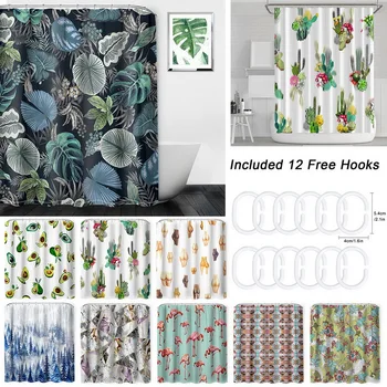 Waterproof Shower Curtain Set With 12 Hooks Bath Curtain Thick Polyester Bathroom Curtains Home Decorations For Bathroom
Waterproof Shower Curtain Set With 12 Hooks Bath Curtain Thick Polyester Bathroom Curtains Home Decorations For Bathroom