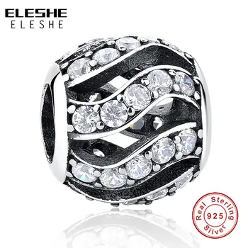 ELESHE Authentic 925 Sterling Silver Winter Wisp,Clear CZ Charms Fit Original ELESHE Bracelet & Necklace DIY Silver Jewelry 
ELESHE Authentic 925 Sterling Silver Winter Wisp,Clear CZ Charms Fit Original ELESHE Bracelet & Necklace DIY Silver Jewelry
