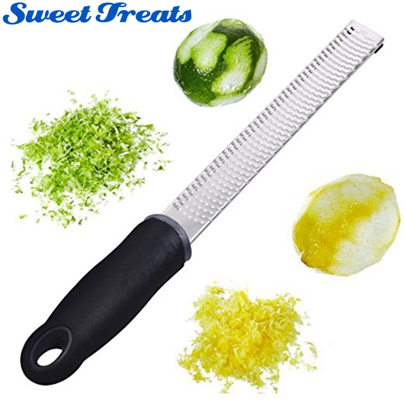 Sweettreats New Multifunction Stainless Steel Lemon Zester Fruit Peeler Cheese Zester Microplane Grater
Sweettreats New Multifunction Stainless Steel Lemon Zester Fruit Peeler Cheese Zester Microplane Grater