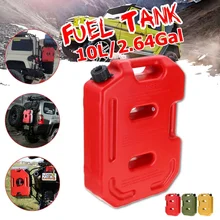 10L Tabung Gas Tangki Bahan Bakar Jerigen Merah Kuning Hijau Plastik Gas Diesel Bensin Minyak Wadah Bensin Mount Mobil Sepeda Motor(China)