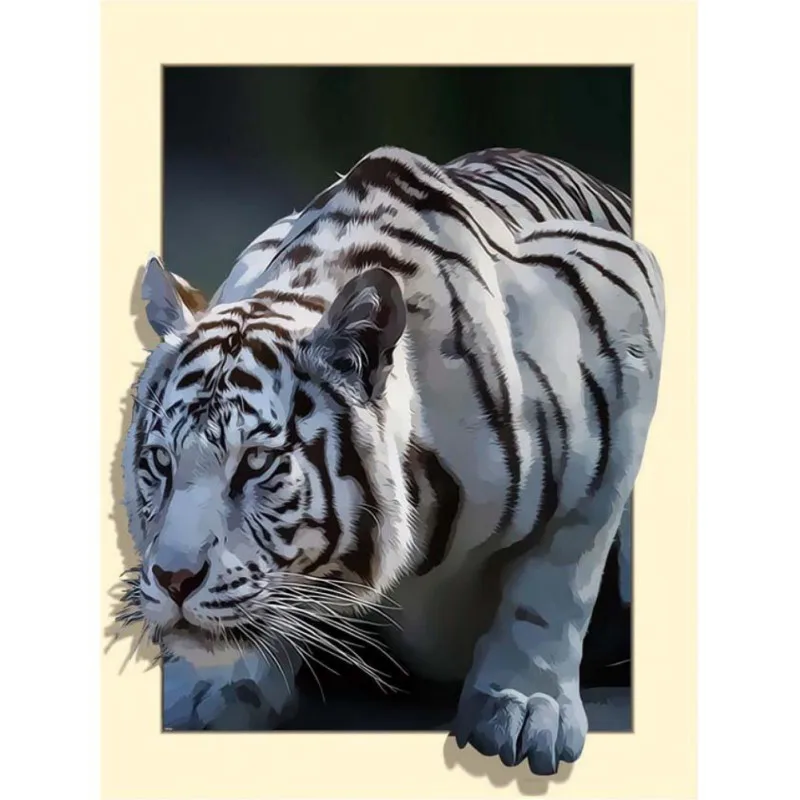 3D Tiger 5D Diamond Paintings Embroidery Needlework Mosaic Decor No Frame Paintings Home Decoration
3D Tiger 5D Diamond Paintings Embroidery Needlework Mosaic Decor No Frame Paintings Home Decoration