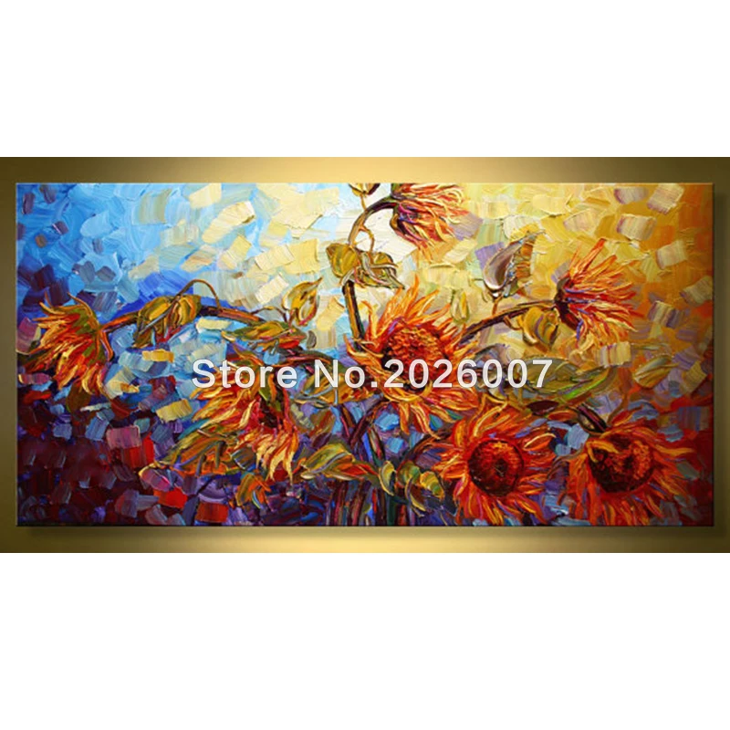 Hand Painted Abstract Modern Home Decoration Sunflower Flower Art Dancing Palette Thick Palette Knife Oil Painting On Canvas
Hand Painted Abstract Modern Home Decoration Sunflower Flower Art Dancing Palette Thick Palette Knife Oil Painting On Canvas