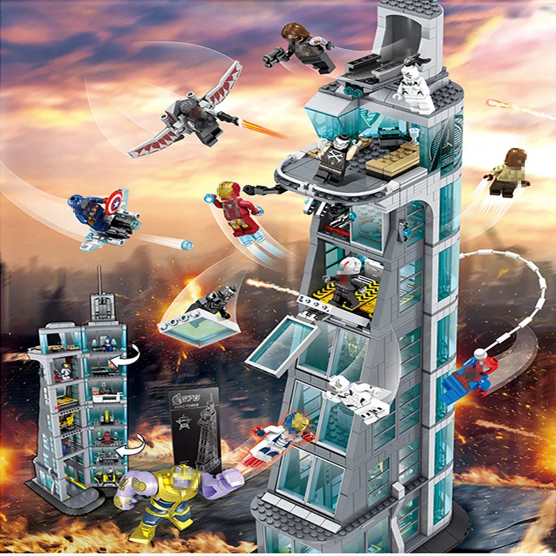 Upgraded Avenger Tower blocks Legoings wars Series blocks with figures building blocks Super bricks Heroes toy for children gift
Upgraded Avenger Tower blocks Legoings wars Series blocks with figures building blocks Super bricks Heroes toy for children gift