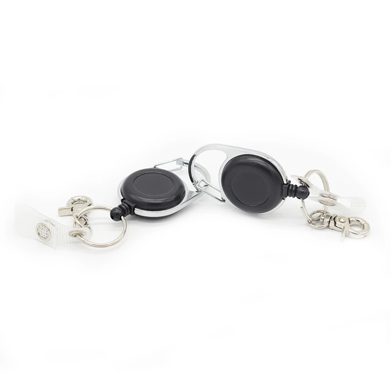 2Pcs/lot Plastic Retractable Reel Recoil Pull Key Ring Chain Cord Carabiner Belt Clip Ski Pass ID Card Badge Extendable Holder
2Pcs/lot Plastic Retractable Reel Recoil Pull Key Ring Chain Cord Carabiner Belt Clip Ski Pass ID Card Badge Extendable Holder