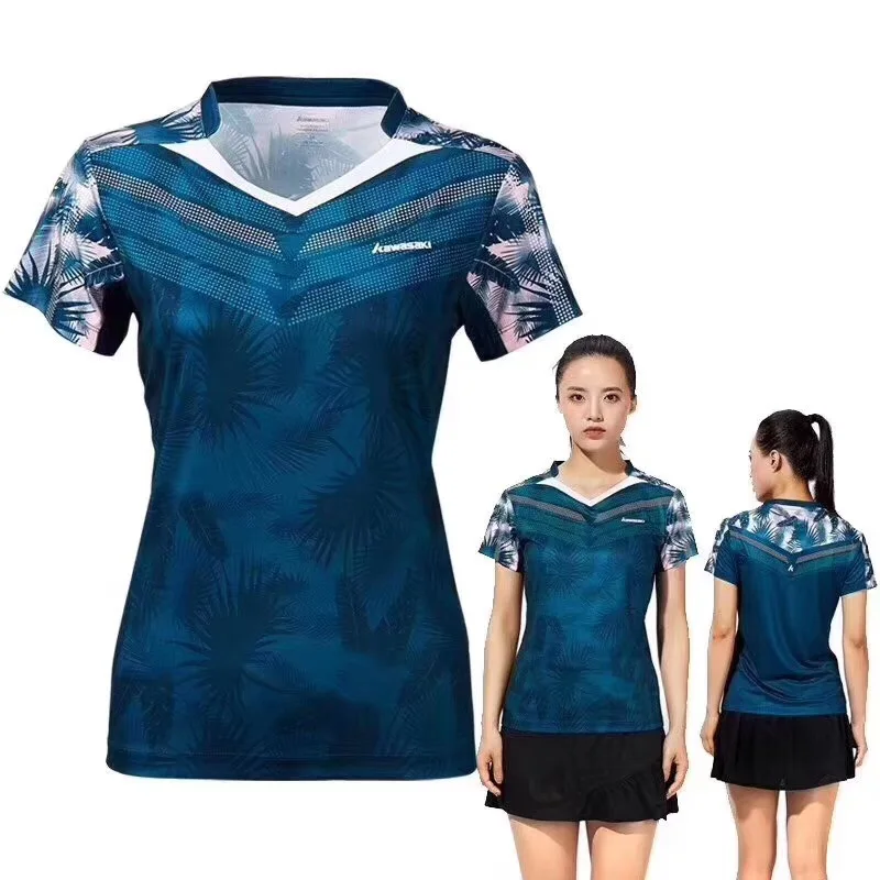 2019 Genuine Kawasaki ST-S1106 ST-S1110 Badminton Sports T-shirt Men And Women V-neck Short-Sleeved Blouse Breathable Clothes
2019 Genuine Kawasaki ST-S1106 ST-S1110 Badminton Sports T-shirt Men And Women V-neck Short-Sleeved Blouse Breathable Clothes