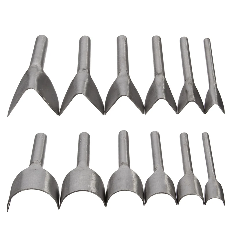 KiWarm 6Pcs/set 15mm-40mm Leather Craft Tools Half Round V Shaped Cutter Punch Leather Handmade Craft Tools Punching Hand Tools
KiWarm 6Pcs/set 15mm-40mm Leather Craft Tools Half Round V Shaped Cutter Punch Leather Handmade Craft Tools Punching Hand Tools