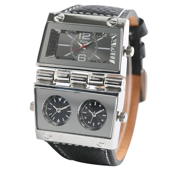 OULM Big Dial Men's Wristwatch Rectangle Radio Style Unique Quartz Wrist Watch Special Male Clock Military Army Men Watches Gift
OULM Big Dial Men's Wristwatch Rectangle Radio Style Unique Quartz Wrist Watch Special Male Clock Military Army Men Watches Gift