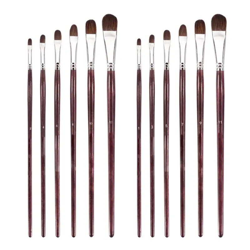 Purple Printed Round Head Pen Paint Brush Sets Wolf Hair Best Brush for Canvas Painting Acrylic Paint Oil Paint Top Quality Art
Purple Printed Round Head Pen Paint Brush Sets Wolf Hair Best Brush for Canvas Painting Acrylic Paint Oil Paint Top Quality Art