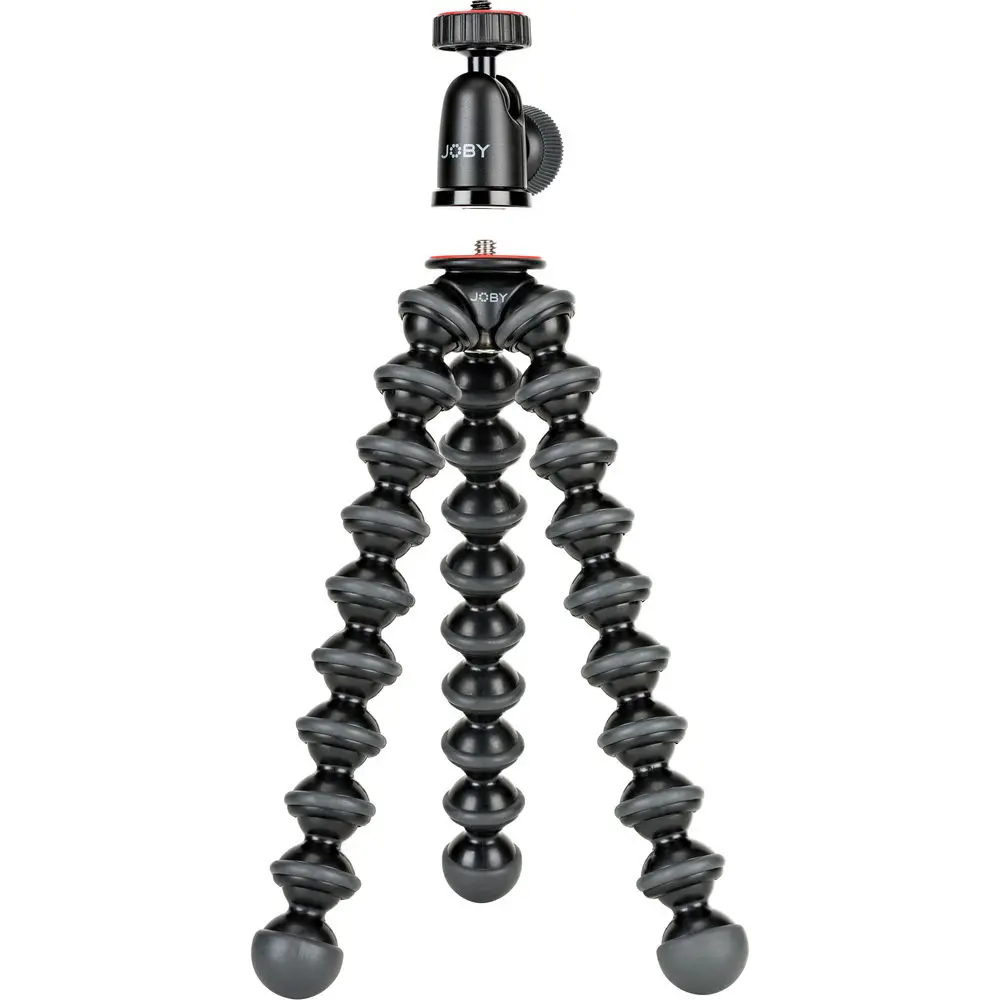 JOBY GorillaPod 1K Mini-Tripod with Ball Head Kit dhr camera holder live streaming cameras tripod for phone vlog camera
JOBY GorillaPod 1K Mini-Tripod with Ball Head Kit dhr camera holder live streaming cameras tripod for phone vlog camera