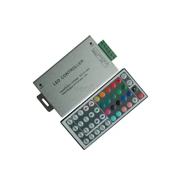 30X Wholesale High quality aluminum shell 44keys DC12~24V input RGB IR LED controller express free shipping 
30X Wholesale High quality aluminum shell 44keys DC12~24V input RGB IR LED controller express free shipping