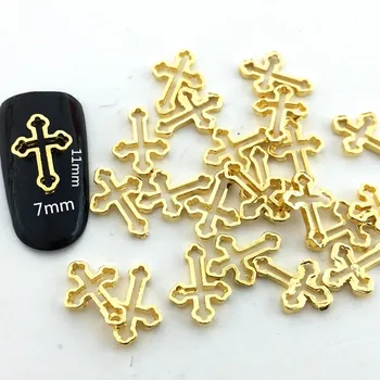 100pcs/bag Japan 3D Nail Art Decoration Metal 7*11mm Kawaii Hollow Cross Charm DIY Nail Tools for Maniure
100pcs/bag Japan 3D Nail Art Decoration Metal 7*11mm Kawaii Hollow Cross Charm DIY Nail Tools for Maniure