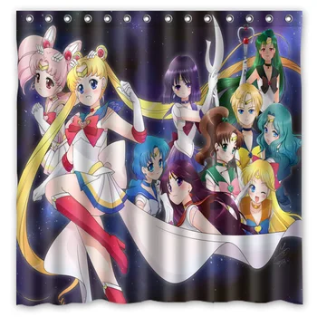 180x180cm New Arrival Waterproof Fabric Sailor Moon Design Bathroom Shower Curtain Polyester Bath Curtain
180x180cm New Arrival Waterproof Fabric Sailor Moon Design Bathroom Shower Curtain Polyester Bath Curtain