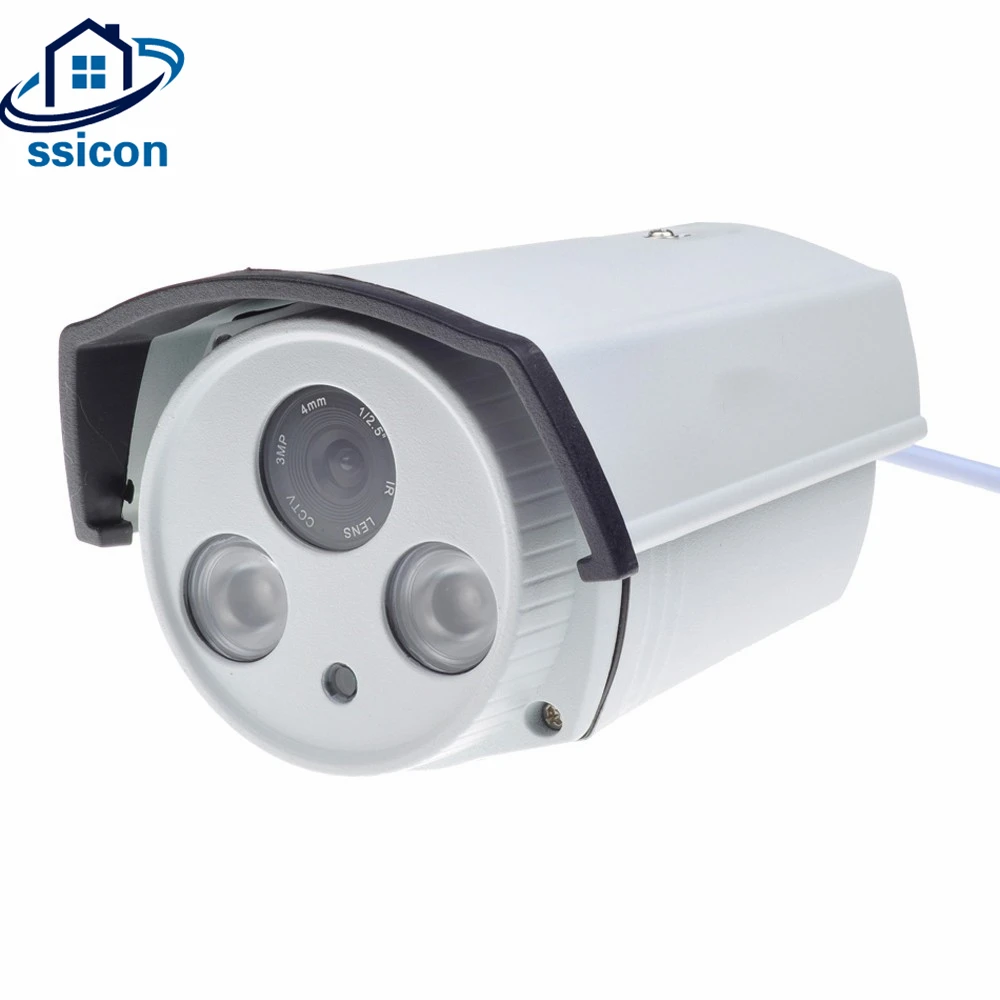 SSICON 1080P 4mm Lens Waterproof Security Bullet HD IP Camera Outdoor 2Pcs Array leds Night Vision Security Camera 2MP
SSICON 1080P 4mm Lens Waterproof Security Bullet HD IP Camera Outdoor 2Pcs Array leds Night Vision Security Camera 2MP