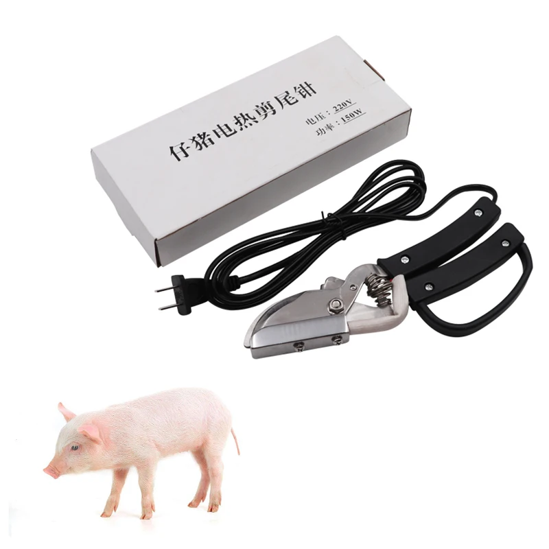 Farm Piglet Heating Tail Clamp Cutter Pig Tail Cutter Clamp Cutting Docked Tail Plie rFor Pig Sheep Goat Farm Equipment
Farm Piglet Heating Tail Clamp Cutter Pig Tail Cutter Clamp Cutting Docked Tail Plie rFor Pig Sheep Goat Farm Equipment