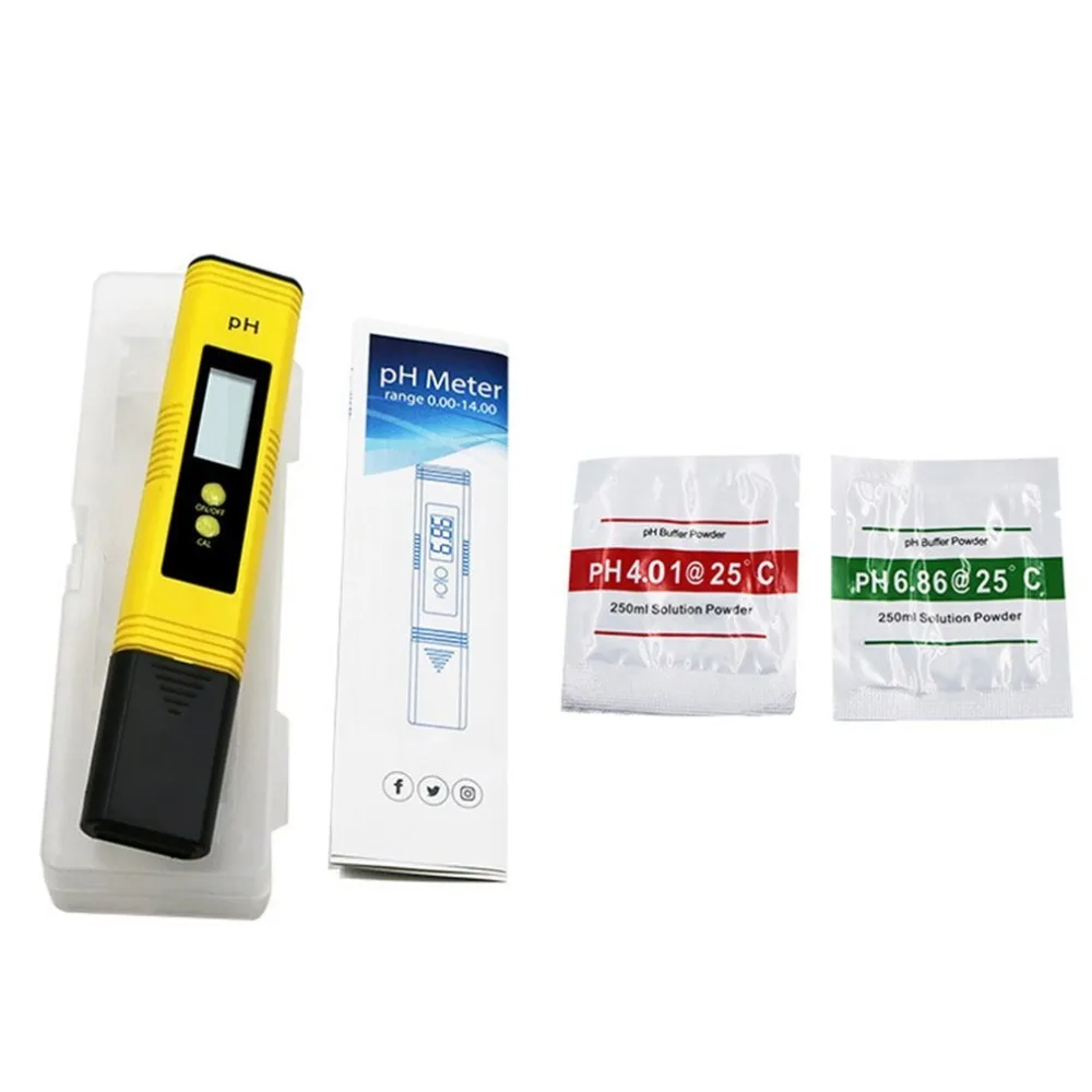 PH TDS Meters Portable LCD PH Tester Pen Digital Accuracy 0.01 Filter Measuring Water Quality Purity Test Monitor Tool PH Meter
PH TDS Meters Portable LCD PH Tester Pen Digital Accuracy 0.01 Filter Measuring Water Quality Purity Test Monitor Tool PH Meter
