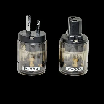 1 Pair US Plug P-004/C-004 Palladium-Plated Beryllium Copper alloy IEC Plug Connector Fever Power Plug For Oyaide
1 Pair US Plug P-004/C-004 Palladium-Plated Beryllium Copper alloy IEC Plug Connector Fever Power Plug For Oyaide