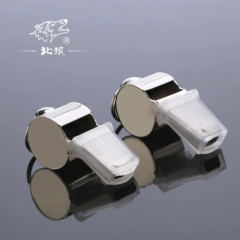 North Wolf Basketball Referee Whistle Outdoor Survival Laser Engraving Electroplating Polished Metal Dog Whistle
North Wolf Basketball Referee Whistle Outdoor Survival Laser Engraving Electroplating Polished Metal Dog Whistle