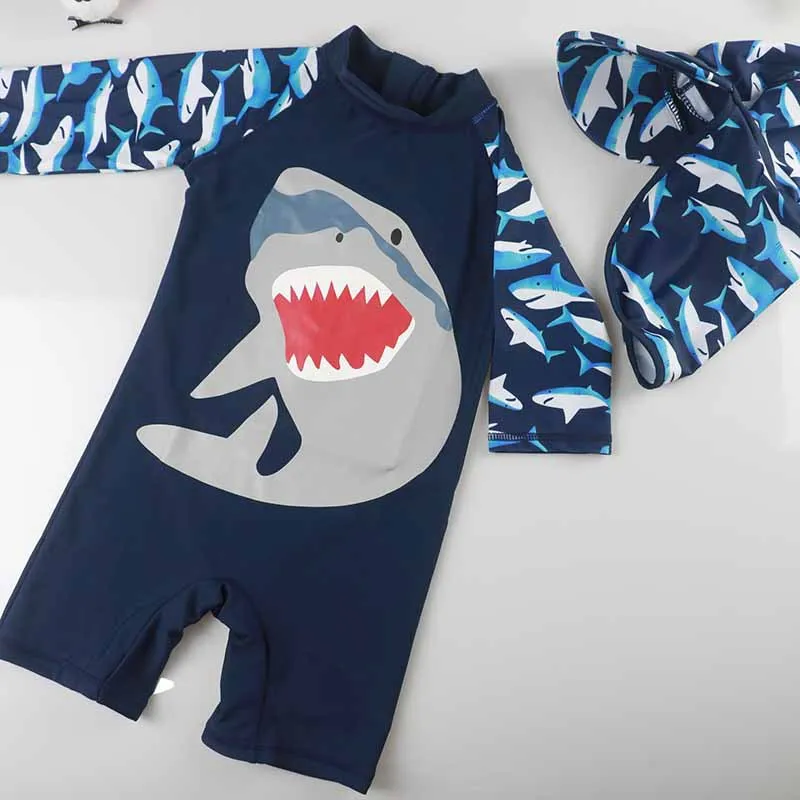 2019 Children Swimsuit Baby Boy Swimwear Animal Sharks Swimsuit Infant Baby Bathing Suit Swimming Pool Protection Suit 2pcs
2019 Children Swimsuit Baby Boy Swimwear Animal Sharks Swimsuit Infant Baby Bathing Suit Swimming Pool Protection Suit 2pcs