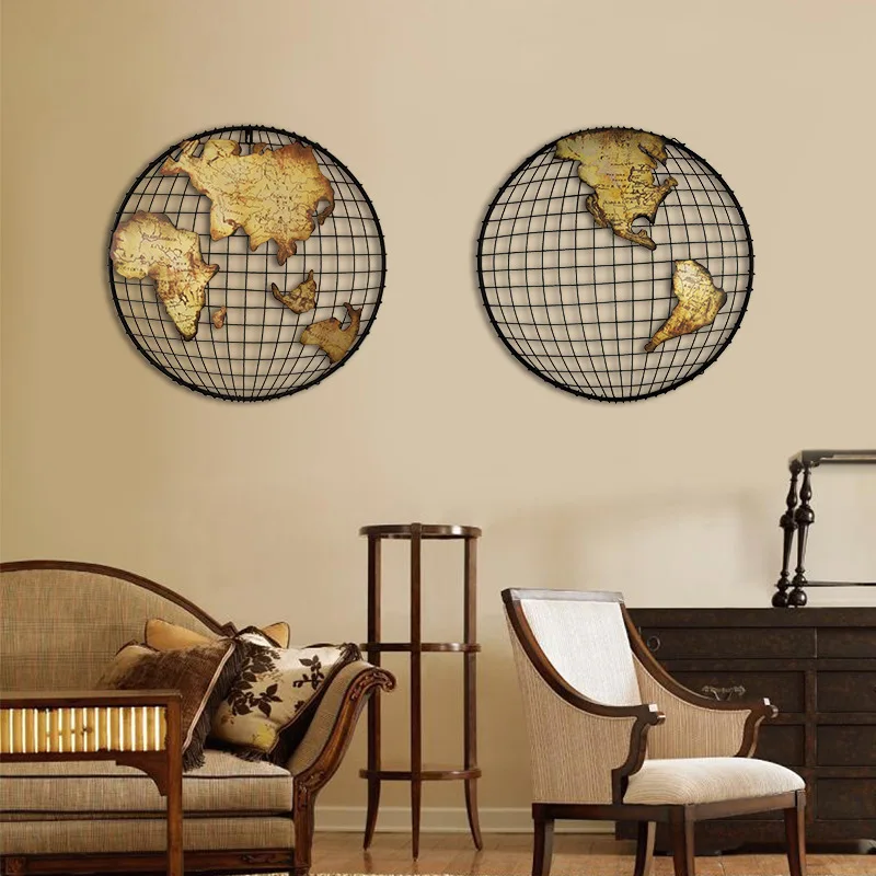 Vintage Iron Wall Decor World Map Home Decorative Painting American Industrial Art Decoration Bar Restaurant Office Mural
Vintage Iron Wall Decor World Map Home Decorative Painting American Industrial Art Decoration Bar Restaurant Office Mural