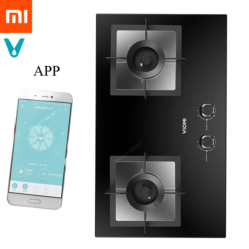 Xiaomi Viomi Smart Natural Gas Stoves APP Monitor Detector Kitchen Double Fire Stove for Xiaomi Mijia Smart Home
Xiaomi Viomi Smart Natural Gas Stoves APP Monitor Detector Kitchen Double Fire Stove for Xiaomi Mijia Smart Home