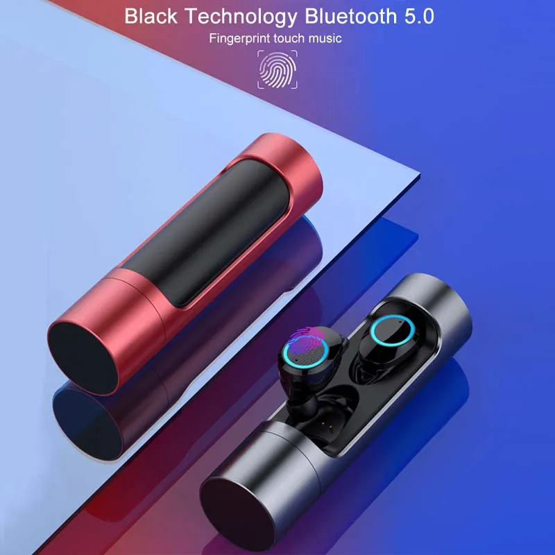 X8 TWS Bluetooth 5.0 Earphone Mini Twins Wireless Earphone Touch Control Earbuds Stereo Headset IPX Waterproof Earbuds with Mic
X8 TWS Bluetooth 5.0 Earphone Mini Twins Wireless Earphone Touch Control Earbuds Stereo Headset IPX Waterproof Earbuds with Mic
