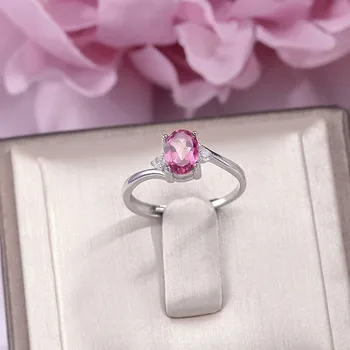 Natural Pink Topaz Gemstone Rings For Women Fine Jewelry Solid 925 Silver Adjustable Ring Wedding Engagement Bridal Anel R-TO016
Natural Pink Topaz Gemstone Rings For Women Fine Jewelry Solid 925 Silver Adjustable Ring Wedding Engagement Bridal Anel R-TO016