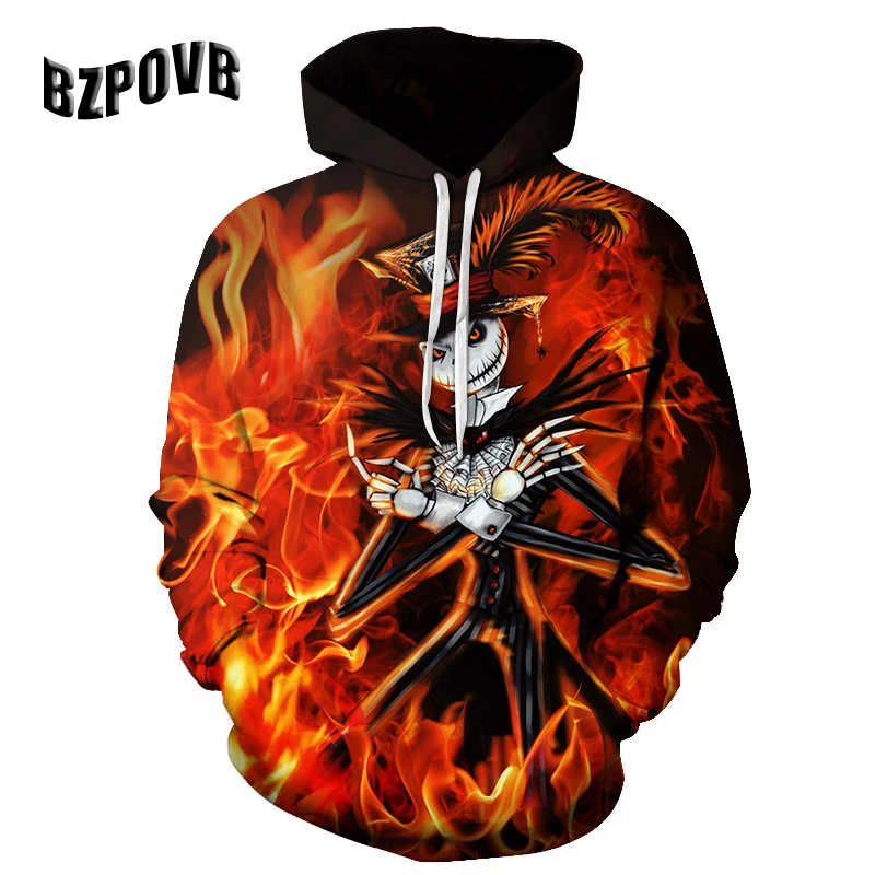 New Arrival Pumpkin king 2019 3D Skull Man Jacket hoodies Jack Skellington Harajuku Zipper Spring
New Arrival Pumpkin king 2019 3D Skull Man Jacket hoodies Jack Skellington Harajuku Zipper Spring