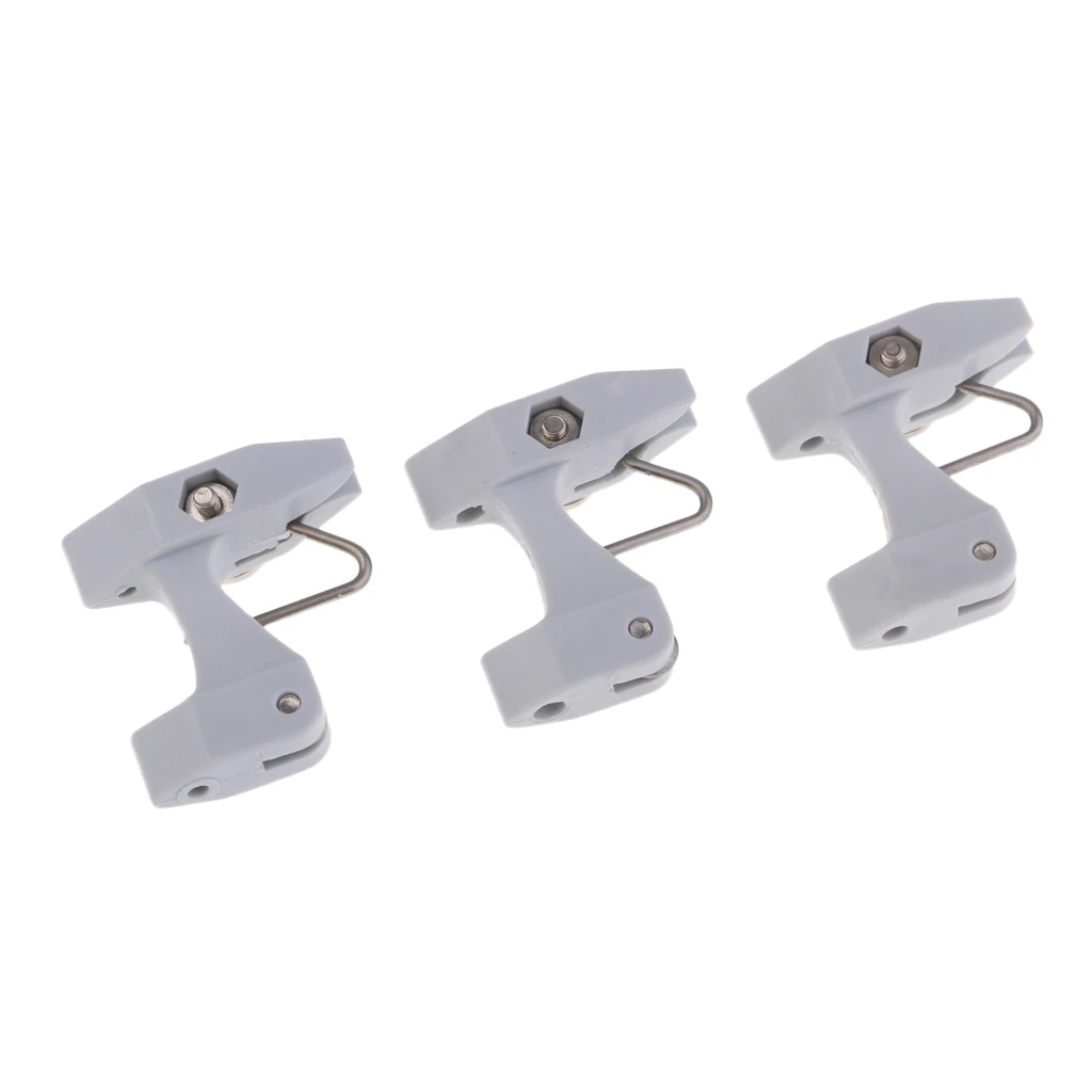 3pcs 3.7x3.5cm Metal Clip Line Release Downrigger Outrigger Release Clips Kite Power Grip