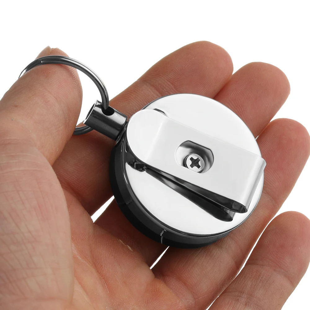 1Pc Metal Card Badge Holder Pull Ring Belt Retractable Key Chain Ring Decoration Anti-Lost Belt Clip Keychain Bucklea Trinket
1Pc Metal Card Badge Holder Pull Ring Belt Retractable Key Chain Ring Decoration Anti-Lost Belt Clip Keychain Bucklea Trinket