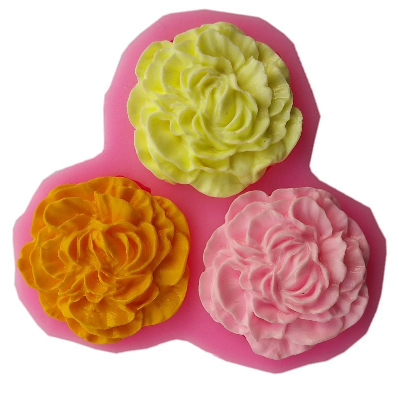 3 Hole Flower Silicone Mold Fondant Clay Molds Sugar Craft Tools Chocolate Soap Candle Cookie Molds Pudding Cakes Gumpaste Mold
3 Hole Flower Silicone Mold Fondant Clay Molds Sugar Craft Tools Chocolate Soap Candle Cookie Molds Pudding Cakes Gumpaste Mold