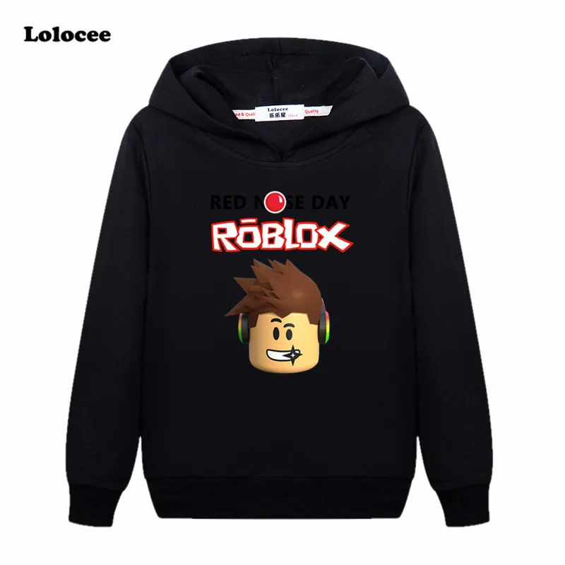 2017 New Kids Roblox Red Nose Day Pullover Hooded Sweatshirt Boys Girls Autumn Cotton T shirt Fashion Cartoon Tops 3-13 years
2017 New Kids Roblox Red Nose Day Pullover Hooded Sweatshirt Boys Girls Autumn Cotton T shirt Fashion Cartoon Tops 3-13 years