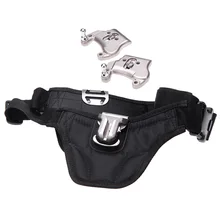 Camera Waist Strap Mount Holder Double Buckle Hanger Holster for Canon Nikon Pentax DSLR Camera Waist Strap Mount Holder Double Buckle Hanger Holster for Canon Nikon Pentax DSLR