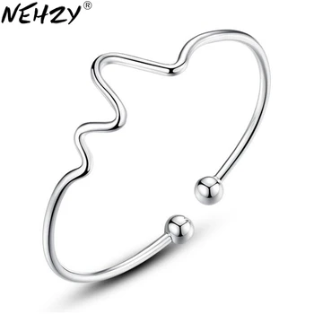 Luxury brands irregular geometric silver jewelry silver bracelet women opening adjustable Bangles jewelry fashion creative
Luxury brands irregular geometric silver jewelry silver bracelet women opening adjustable Bangles jewelry fashion creative