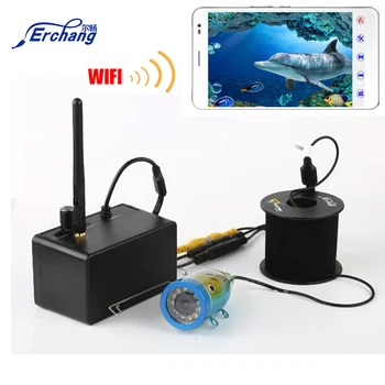 Erchang WIFI Fish Finder Underwater Fishing Camera 1000TVL 2.4G Video Recorder Night Vision Fish Finder with 12pcs LED
Erchang WIFI Fish Finder Underwater Fishing Camera 1000TVL 2.4G Video Recorder Night Vision Fish Finder with 12pcs LED