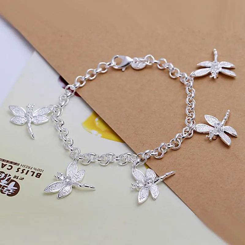 Free Shipping Wholesale silver bracelet, 925 fashion silver plated jewelry Five Dragonfly Bracelet /PVILCWYV QQYROXWS
Free Shipping Wholesale silver bracelet, 925 fashion silver plated jewelry Five Dragonfly Bracelet /PVILCWYV QQYROXWS
