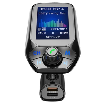 CDEN Car mp3 color large screen 1.8 inch U disk music player Bluetooth receiver fm transmitter QC3.0 fast charge car charger
CDEN Car mp3 color large screen 1.8 inch U disk music player Bluetooth receiver fm transmitter QC3.0 fast charge car charger