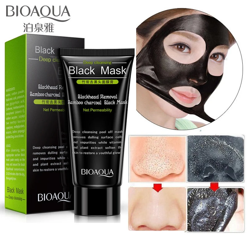 BIOAQUA Bamboo Charcoal Black Mask Blackhead Remover And Oil-Control Depth Clean Pore Face Skin Care Unstimulating
BIOAQUA Bamboo Charcoal Black Mask Blackhead Remover And Oil-Control Depth Clean Pore Face Skin Care Unstimulating