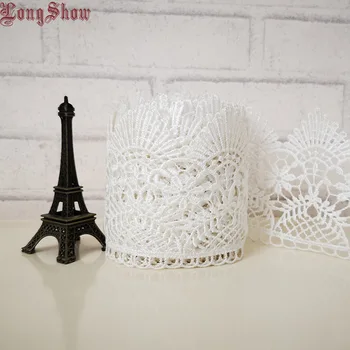DIY Sewing Accessories 1 Lot/5 Yards 9cm Width Pure Polyester White Colour Durable Chemical Embroidered Lace Trim DIY Material
DIY Sewing Accessories 1 Lot/5 Yards 9cm Width Pure Polyester White Colour Durable Chemical Embroidered Lace Trim DIY Material