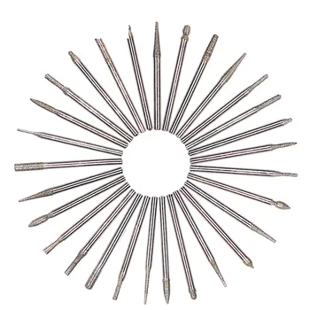 30pc Diamond Burr Bit Set For Dremel Rotary Tools 1/8" 150 Grit Dremel Rotary Tool Dremel Rotary Accessories
30pc Diamond Burr Bit Set For Dremel Rotary Tools 1/8" 150 Grit Dremel Rotary Tool Dremel Rotary Accessories