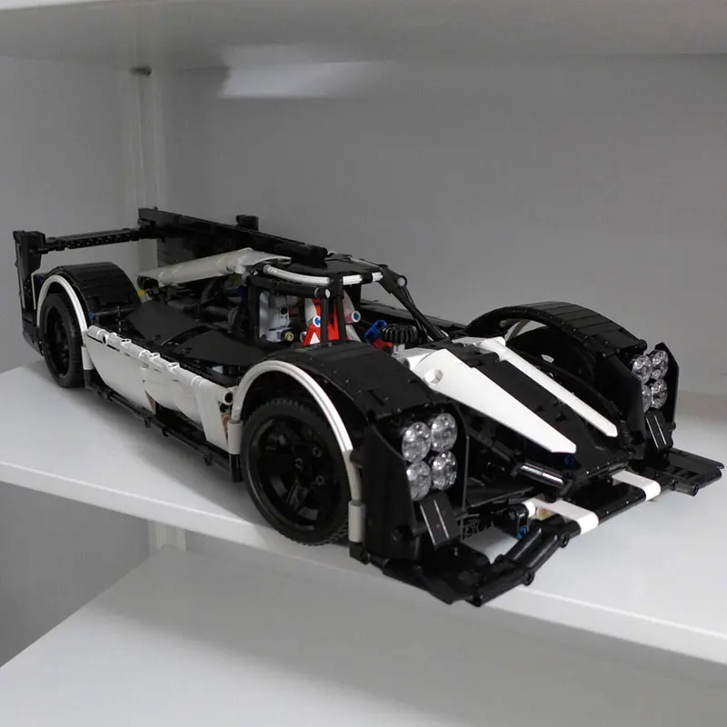 DHL Technic The MOC-5530 Hybrid Super Racing Car 23018 Set Building Blocks Bricks Car Model compatible with Legoing car
DHL Technic The MOC-5530 Hybrid Super Racing Car 23018 Set Building Blocks Bricks Car Model compatible with Legoing car
