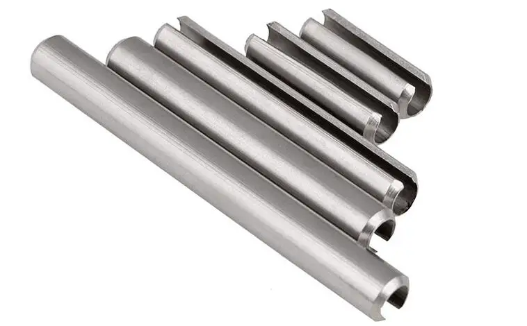 Image 304 Stainless Steel Split Spring Roll Dowel Pins Fasteners M1.5 M2 M3 M4 M5 M6 M8 X 6 8 10 12 14 16 18 20 25 30 35 40 45mm 50