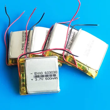 Lot 5 pcs 600mAh 3.7V rechargeable battery 603030 li polymer lithium battery li on for MP3 MP4 GPS DVD recorder e-book camera
Lot 5 pcs 600mAh 3.7V rechargeable battery 603030 li polymer lithium battery li on for MP3 MP4 GPS DVD recorder e-book camera