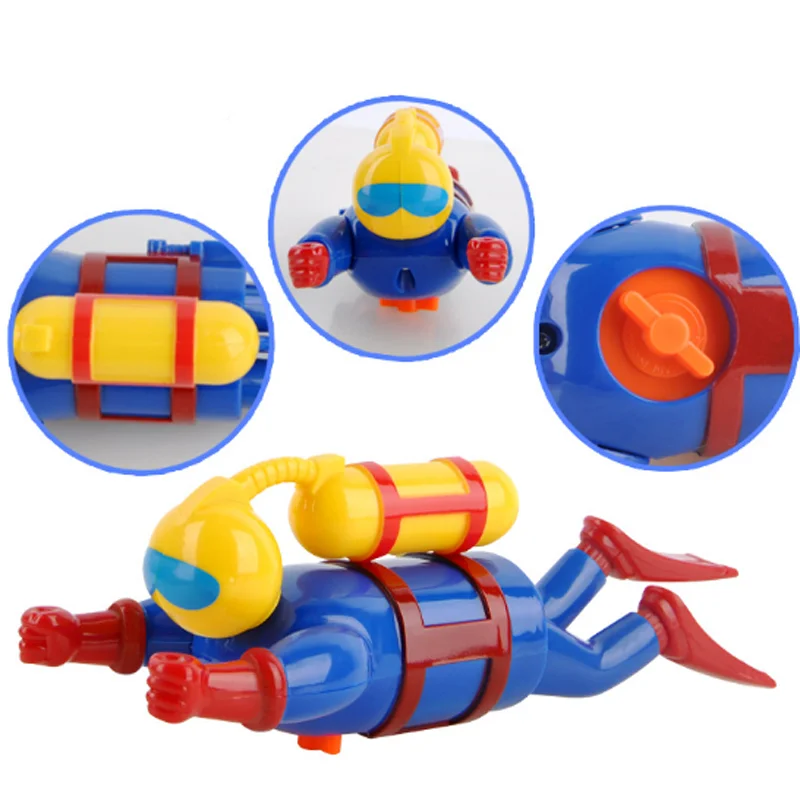 wind up swimming bath toys