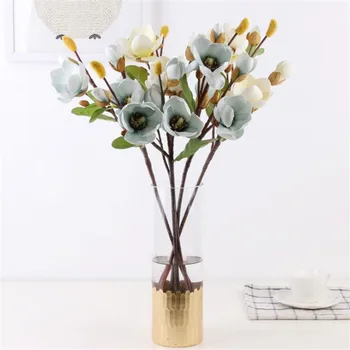 6Pcs Fake Long Stem Magnolia (5 stems/Pieceh) 29.53" Length Simulation Magnolias for Wedding Home Decorative Artificial Flower
6Pcs Fake Long Stem Magnolia (5 stems/Pieceh) 29.53" Length Simulation Magnolias for Wedding Home Decorative Artificial Flower